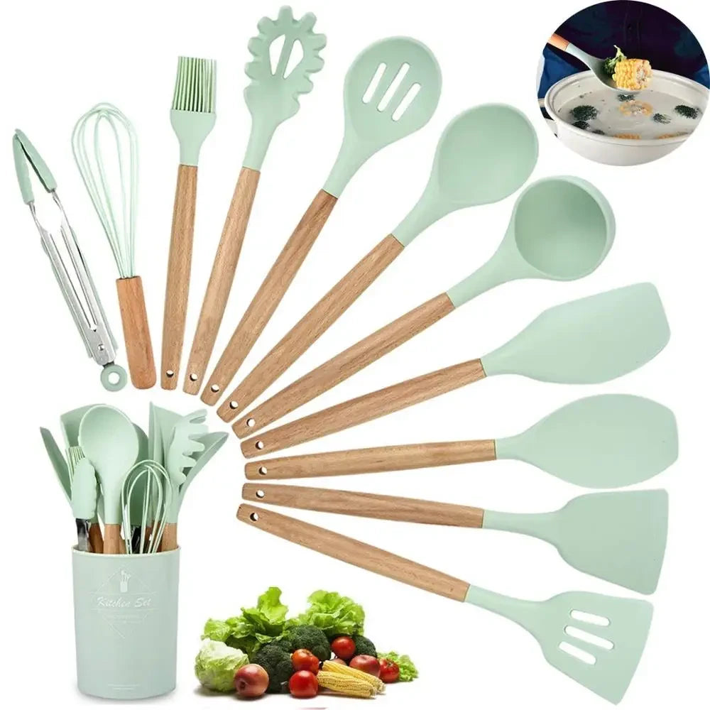 Silicone Kitchen Utensil Set