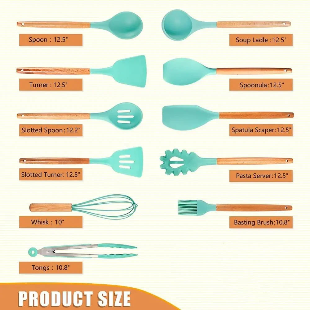 Silicone Kitchen Utensil Set