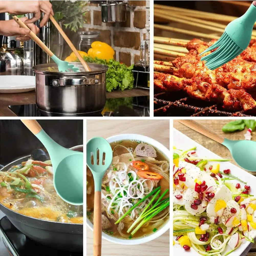 Silicone Kitchen Utensil Set